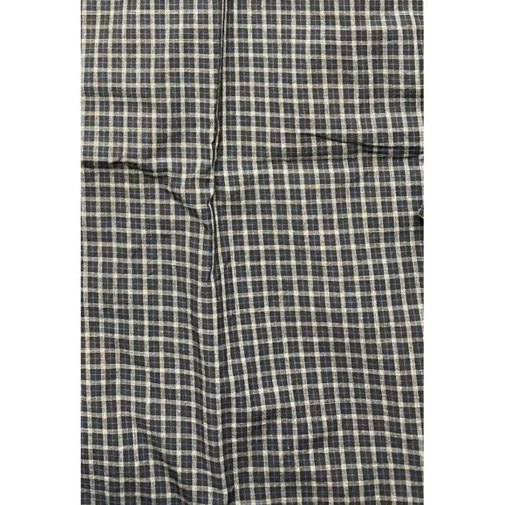 The Men's Store Button Down Shirt Men's 2XL‎ XXL Navy Gray Blue Plaid Collar NEW
